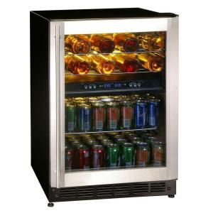 Magic Chef 16 Bottle / 77 Can Dual Zone Wine and Beverage Cooler MCWBC77DZC