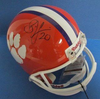 Brian Dawkins Clemson Autographed/Signed Full Size Replica Helmet JSA W411658 Sports Collectibles