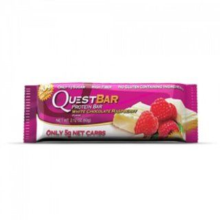 QuestBar Protein Bar, White Chocolate Raspberry, 12 Count Health & Personal Care