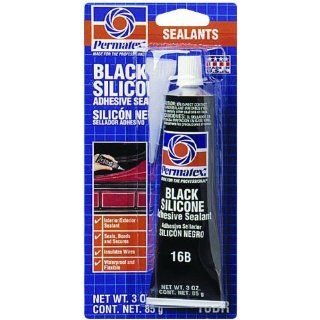 Permatex 81158 Black Silicone Adhesive Sealant, 3 oz. Tube Automotive
