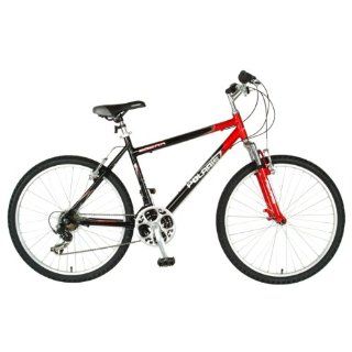 Polaris Men's 600RR Mountain Bike (Black/Red, 26 X 19 Inch)  Hardtail Mountain Bicycles  Sports & Outdoors