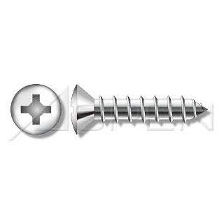 (600pcs per box) 10X1/2 Oval Head Phillips Drive Tapping Screws ; Type A STAINLESS STEEL 304 Ships FREE in USA Sheet Metal Screws