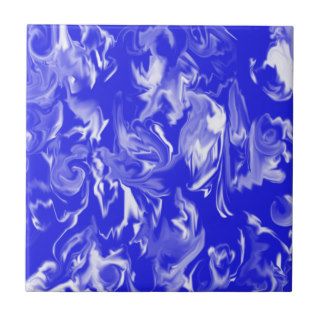 Blue and White Design  T  Ceramic Tiles