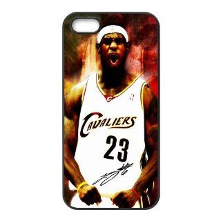NBA Miami Heat MVP Lebron James Iphone 5 5S Rubber Cases Cover Cell Phones & Accessories