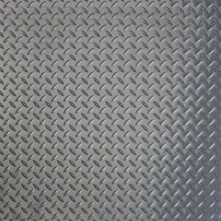 G Floor 7.5 ft. x 17 ft. Diamond Tread Commercial Grade Slate Grey Garage Floor Cover and Protector GF75DT717SG