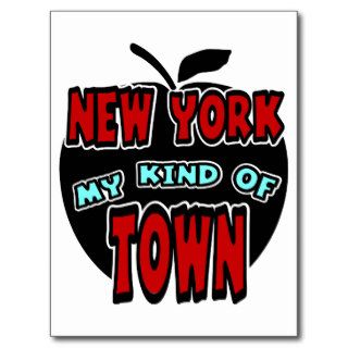 New York My Kind Of Town With Big Apple Post Cards