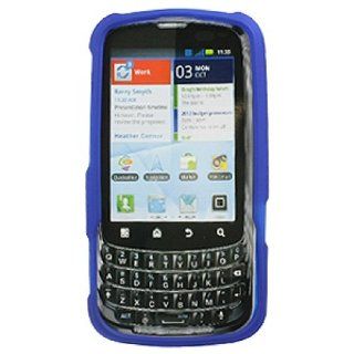 Motorola Xt603 Admiral Rubberized Snap on Cover, Blue Cell Phones & Accessories
