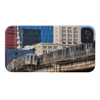 CTA rapid transit Orange Line and Green Line iPhone 4 Cases