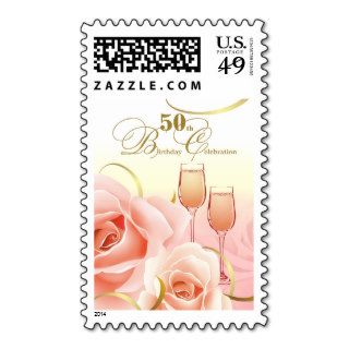 50th Birthday Celebration Postage Stamps