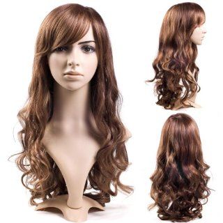 New Style Womens Girls Sexy Long Fashion Full Wavy Hair Wig Wigs MT55  Hair Replacement Wigs  Beauty