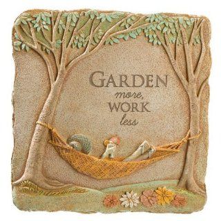 Grasslands Road Garden More Square Stepping Stone, 10 Inch, Set of 3   Statues