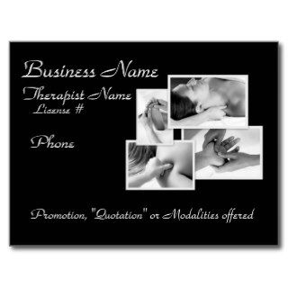 Massage/Bodywork Promotional Postcard