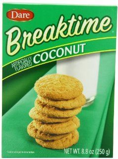 Dare Foods Breaktime Coconut Cookies, 8.8 Ounce (Pack of 12 )  Fruit Cookies  Grocery & Gourmet Food