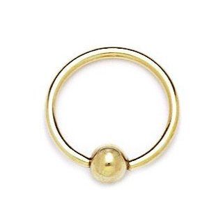 14k Yellow Gold 14 Gauge Circular Body Piercing Jewelry Bead Ring   Measures 17x17mm   Size 17 Body Piercing Rings Department Target Audience Keywords Jewelry