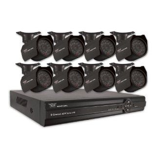 Night Owl Security ADV1 88500 8 Channel Security System with 500GB HD with 8 Indoor/Outdoor Cameras and Pro App (Black)  Surveillance Recorders  Camera & Photo