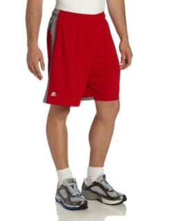 Russell Athletic Men's Dri Power Color Block Short with Back Inserts at  Mens Clothing store