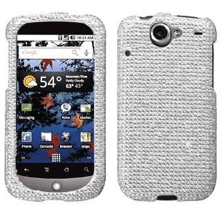 Rhinestones Shield Protector Case for Nexus One, Clear Full Diamond Cell Phones & Accessories