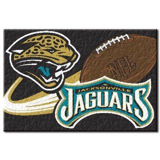 NFL Jacksonville Jaguars 20 Inch by 30 Inch Tufted Rug  Sports Fan Area Rugs  Sports & Outdoors