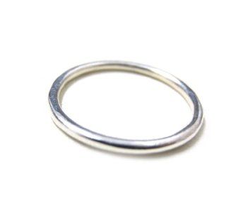 ZilverPassion Sterling Silver 1.5mm Thin Plain Band Stackable Ring (Size 2 15) Jewelry