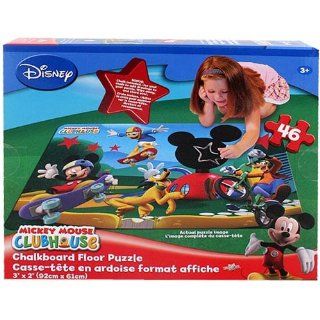 Disney Mickey Mouse Clubhouse Chalkboard Floor Puzzle [46 Pieces] Toys & Games