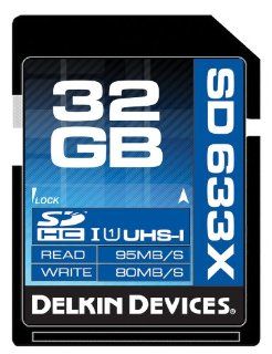 Delkin 32 GB Elite 633X SDHC UHS I Memory Card (DDSDELITE633 32GB) Computers & Accessories