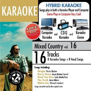 ASK 822 All Star Karaoke Mixed Country 16 Music