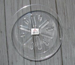 Marchioro "Selene 28" (24) Round Clear Plastic Plant Water Drip Pans, 11" D  Other Products  