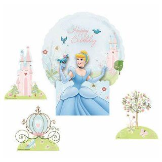 Air Filled 18 Inch Balloon Centerpiece Cinderella   Each Toys & Games