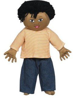 Children s Factory CF100 635 Down Syndrome Light Brown Boy Doll with Black Hair Toys & Games