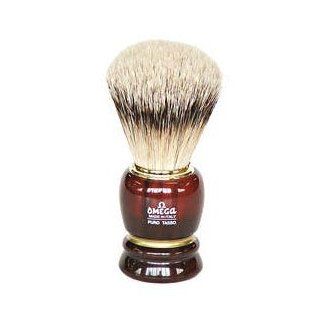 Omega 636   100% Silvertip Badger Shaving Brush Health & Personal Care