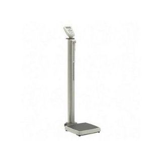 Health o meter 597KL Digital Scale with Height Rod, 500 lb Capacity, 0.2 lb Resolution Health & Personal Care