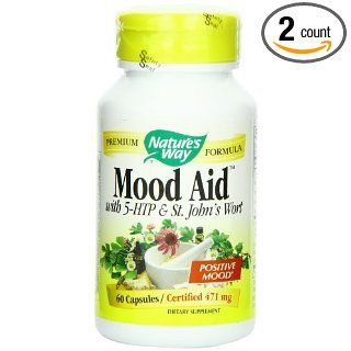 Nature's Way Mood Aid, 60 Capsules (Pack of 2) Health & Personal Care