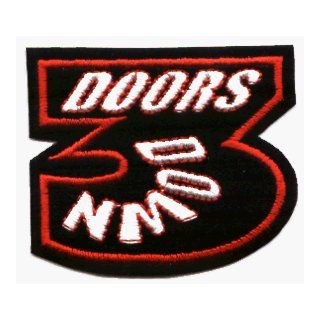 3 Doors Down   Three Logo   Embroidered Iron On or Sew On Patch Clothing