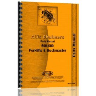 Allis Chalmers I 600, 610, 612, 614, 621 Industrial Tractor/Forklift Parts Manual Jensales Ag Products Books