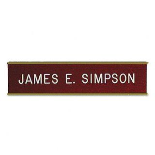 COS086985   Custom Interchangeable Nameplate with Gold Base for Door/Wall  Name Plates 