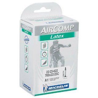 Michelin A1 Aircomp Latex Inner tube 18/20 622 SV 36 mm  Bike Tubes  Sports & Outdoors