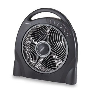 Holmes HAPF622 Blizzard 3 Speed Power Electric Fan w/ Programmable Timer, Black   Floor Fans