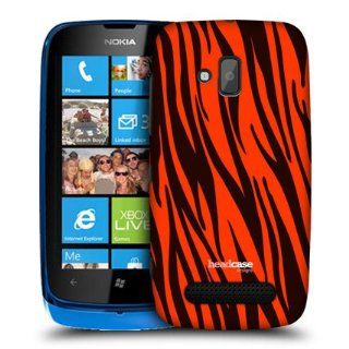 Head Case Designs Orange Tiger Mad Prints Hard Back Case Cover for Nokia Lumia 610 Cell Phones & Accessories