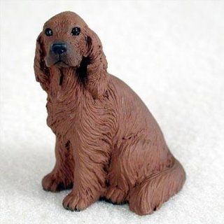 Irish Setter Miniature Dog Figurine