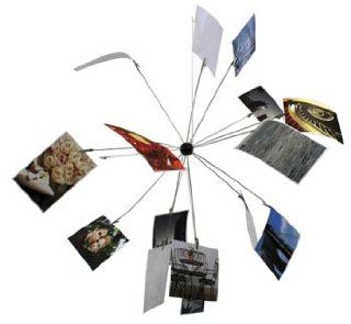 "The Satellite" Photo Clip Mobile   Metal Display Stand