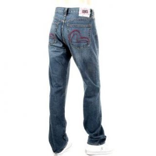 Evisu outline logo ES04GJE01 S917 vintage cut denim jeans EVIS2200 at  Mens Clothing store