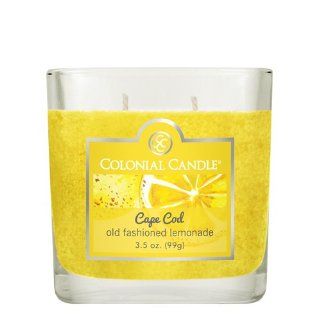 Colonial Candle Cape Cod Old Fashioned Lemonade 3.5 Ounce Oval Jar Candle  