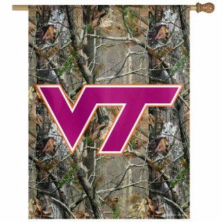 NCAA Virginia Tech Hokies 27 by 37 inch Vertical Flag, RealTree Camo  Sports Fan Outdoor Flags  Sports & Outdoors