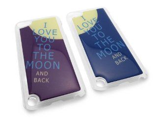 CLEAR Friendship Love to the Moon Snap on iPod Touch 5/5th Generation Cover Carrying Case   Players & Accessories