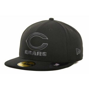 Chicago Bears New Era NFL Black Gray Basic 59FIFTY Cap