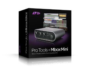 Avid Pro Tools + Mbox Mini Ultra Compact 2x2 Pro Tools Studio Bundle for Mac and PC Musical Instruments