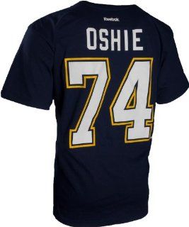 St. Louis Blues TJ Oshie Navy Alternate T Shirt (Small)  Athletic Shirts  Sports & Outdoors