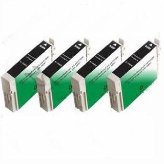 4 Packs Compatible Ink Cartridges for Epson T1261 Black Workforce 520 630 633 635