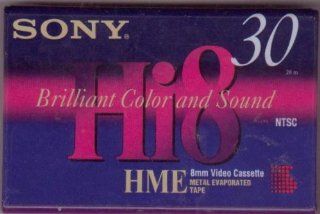 SONY E6 30 HME Hi 8/Digital 8 Metal Evaporated Videocassette, 30 min (Sony E630HME) Electronics