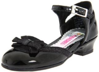 Rachel Shoes Lil Taylor Flat,Black Patent,7.5 M US Toddler Shoes